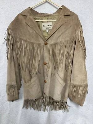 Chaqueta De Colección Pioneer Wear Western Flecos Gamuza Cuero Para Hombre Grande 40 Foto 1 de 4