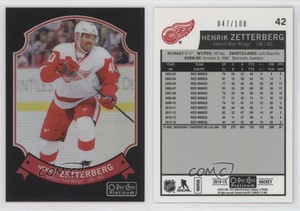 2014-15 O-Pee-Chee Platinum Retro Black Rainbow /100 Henrik Zetterberg #42