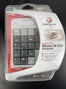 Targus Stow-N-Go Wireless Keypad for PC/Laptop USB New Sealed - Picture 1 of 4