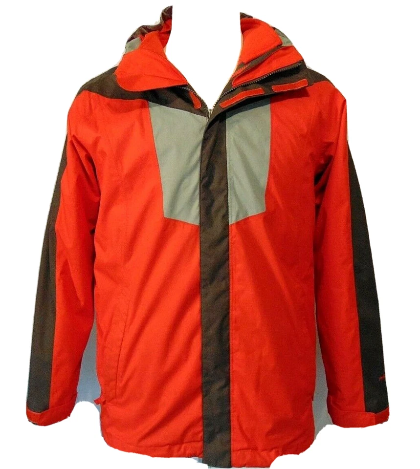 The North Face Storm Jacket Youth XL Fixed Hood Removable Fleece Lining Red - Image 1 of 4