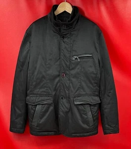 Versace Collection Black 2 Piece Jacket Removable Vest Combo Dry Cleaned Sz 52 - Picture 1 of 23