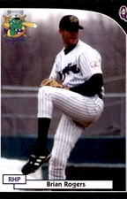 2000 Norwich Navigators Q-Cards/Blueline 23 Brian Rogers Carthage North Carolina