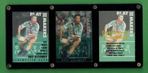 #D376. 1995 GREG ALEXANDER PLAYMAKERS RUGBY LEAGUE SIGNATURE CARD TRIO SET - Picture 1 of 5