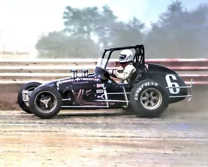 1975 Jackie Howerton USAC Sprint Car at Terre Haute 4x6 print - free shipping - Picture 1 of 1