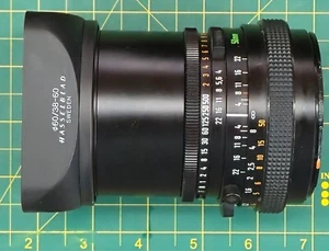Mint Hasselblad Carl Zeiss Distagon CF 50mm f/4 T* Camera Lens, UV Filter, Hood - Picture 1 of 9