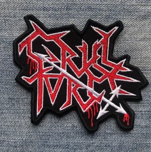 CRUEL FORCE embroidered patch Desaster Nocturnal Deathhammer Aura Noir Nifelheim - Picture 1 of 1