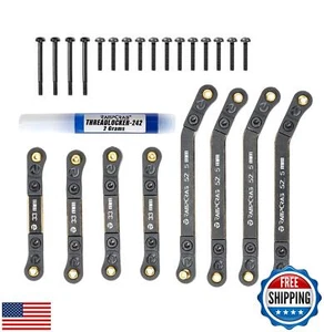 RampCrab High Clearance 4 Links Set for AX24, Brass Links Set, Upgrade Parts  - Picture 1 of 5