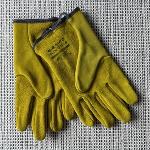 NWOT Pair Yellow Size Small Pigskin Gloves Work Construction Outdoor Yard Lawn - Picture 1 of 5