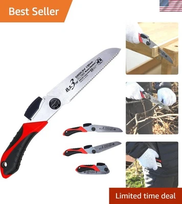 Sierra plegable japonesa compacta de 5-1/8” - Hoja duradera y reemplazable para trabajar la madera Foto 1 de 4