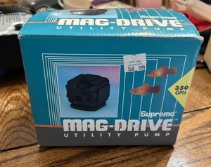 DANNER Mfg. MAG-DRIVE SUPREME 350 GPH Utility/Pompa Acqua Koi Pond NOS LEGGI - Foto 1 di 5