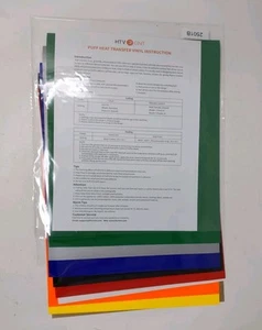 Puff Vinyl Heat Transfer, 8Pcs 12”X10” 3D Puff Heat Transfer Vinyl Sheets - Picture 1 of 6