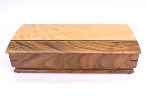 Mikutowski Woodworking Handmade Wood Box Birdseye Maple, Wenge, Rosewood - Picture 1 of 13