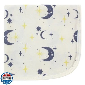 Touched by Nature Unisex Baby Organic Cotton Swaddle, Receiving and Multi-pur - Foto 1 di 3