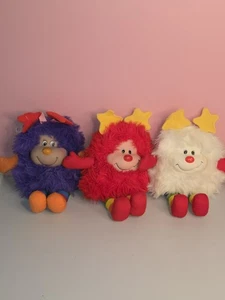 Rainbow Brite Lot Of Sprites Plush 12" inches Red Purple White Vintage Hallmark  - Picture 1 of 17