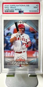 Mike Trout 2020 Topps National B.B. #2 Karten Tagesbonus Anaheim Engel - Bild 1 von 2