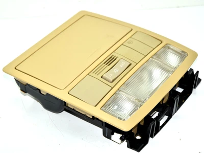 💎 Lámpara de luz domo consola superior Toyota Venza 2009-2012 con Homelink OEM beige Foto 1 de 4
