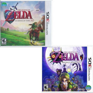 The Legend of Zelda: Ocarina of Time 3D & Majora's Mask 3D Nintendo 3DS Bundle