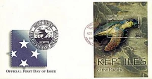 MICRONESIA 2004 TORTUGAS S/S FDC REPTILES, ANIMALES 💲ENVÍO GRATUITO💲 - Imagen 1 de 1