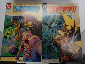 Hawkworld #21-22 1992 DC Comics All Signed by John Ostrander Near Mint Condition - Picture 1 of 19