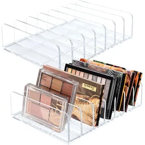2 Pack Acrylic Eyeshadow Palette Makeup Organizer7cell Cosmetic Storageaccessori - Picture 1 of 7