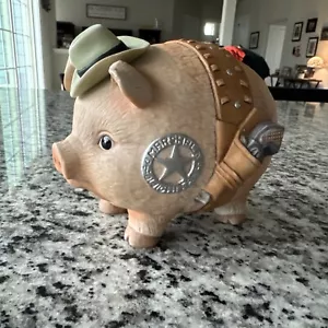 Gregory Perillo " Buckaroo Bank " 1989 Artafects PIGGY BANK Signed Perillo #08 - Picture 1 of 15