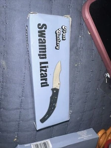 Swamp Lizard 5" geschlossene rostfreie Klinge Frost Besteck Klappmesser - Bild 1 von 2