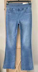 American Eagle Womens Pull-On kick Boot luxe Stretch Jeans Size M Long - Picture 1 of 5