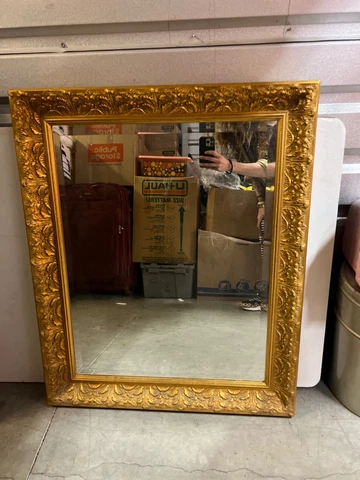 🦚bomBay Co.Antique itaLian FrenCH StyLE GoLd GiLded Ornate wood MiRRor Cover