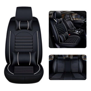 All Weather Protector Car Seat for SUVS Trucks and Vans PU Leather Soft Pillows