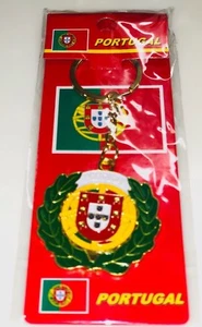 National Team Portugal European Euro Soccer Football Keychain Keys Ring Chain - Picture 1 of 1