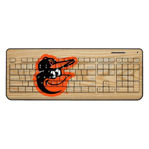 Baltimore Orioles Wood Bat Wireless USB Keyboard Cover