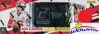 2019 Donruss Football MASSIVE EXCLUSIVE 401 Card Factory Set-GREEN THREAD JERSEY