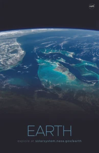 NASA - Vista de la Tierra desde la Estación Espacial Internacional - Póster espacial - Imagen 1 de 1