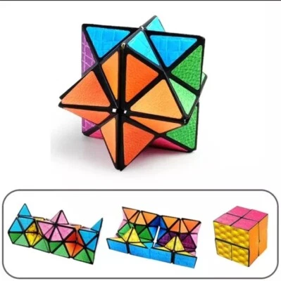 Shape Shifting Cube 3D Speedcube Infinity Cube Brain Teasers Giocattolo - Immagine 1 di 3