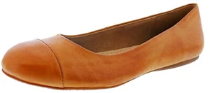 SOFTWALK WOMEN'S NAPA SLIP-ON BALLERINA FLATS TAN - Picture 1 of 6