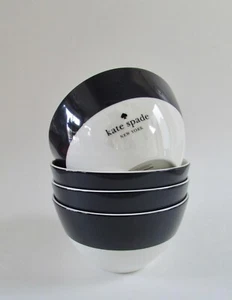 Kate Spade New York Navy Rutherford Circle Bowls Set 4 NWT - Picture 1 of 5