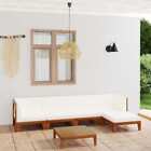 Vidaxl 6 Piece Garden Lounge Set With Cushions Solid Acacia Wood