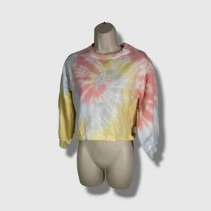 $40 Imperial Star Girl’s Pink Tye-Dye Long Sleeve Pullover Sweater Size L(14) - Picture 1 of 3