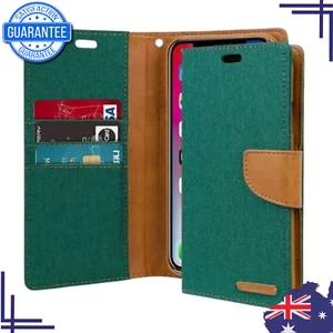 Wallet Leather Case For iPhone XS XR SE 12 14 15 16 Pro Max Plus Flip Card Cover - Picture 1 of 22