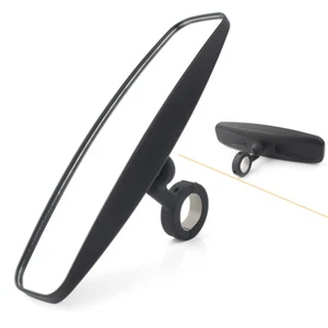 Specchio retrovisore largo 175" UTV per ROLL BAR TONDO Polaris Rangers RZR nero - Foto 1 di 12