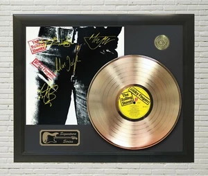 Rolling Stones Framed LP Record Reproduction Signature Display #2  "M4" - Picture 1 of 4