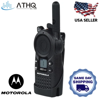 Motorola CLS1410 UHF Two Way Radio 4 Channel Long Range Business Walkie Talkie - Image 1 of 4