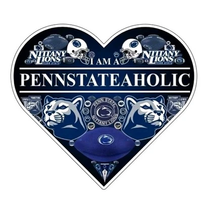 Penn State Coche Imán Nittany Lions NCAA Fútbol Troquelado Laminado Foto 1 de 2