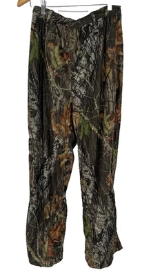 Gamehide Hush Hide Mens XL Camo Hunting Elastic Waist Pants Zip Snap Cuff - Image 1 of 4