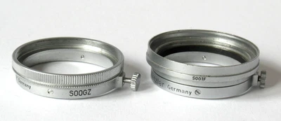 2x Leica Leitz Filter Adapter SOOGZ / 13154 and SOOTF / 13079 - Please Read! - - Image 1 of 4