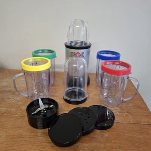 Magic Bullet Blender MB1001 Chopping Blades Cups & Attachments Tested & Working - Picture 1 of 12