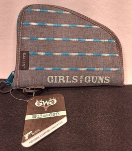 Türkis & Saphir Mädchen mit Waffen, GWG Logo 8" Pistol Kurzwaffenetui - Inbus - Bild 1 von 3
