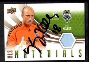 2010 Upper Deck MLS Materials Kasey Keller autographed Seattle Sounders - Picture 1 of 2
