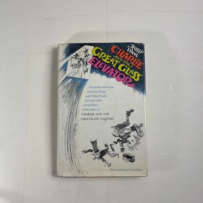 Charlie & The Great Glass Elevator 1st ed 1972 by Roald Dahl - HC/DJ - Image 1 of 4