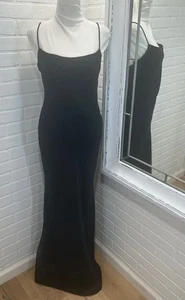 Maxi Vestido De Colección Años 90 Y2k Zum por Niki Livas Aberturas Laterales Talla 9-10 Semi-Formal - Imagen 1 de 13